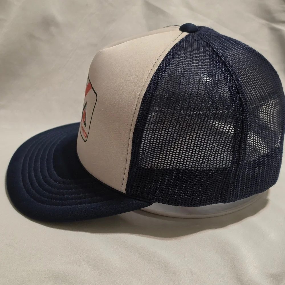 Vintage 1998 South Atlantic Well Drillers Jubilee Noland Trucker Hat Navy Blue‎
